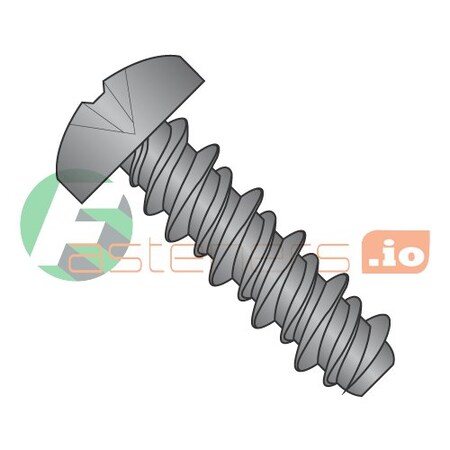 #4 (#3 Head) x 1/2" High Low Style Thread Forming Screws/Phillips/Pan Head/Steel/Black Oxide (Carton: 10,000 pcs)